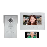 ELRO DV4000IP WiFi IP Door Intercom - Caméra Full HD 1080P avec Vision Nocturne - Câble 4 Fils - 16 sonneries