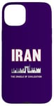 Coque pour iPhone 15 Plus Berceau de la civilisation iranienne de la fierté iranienne