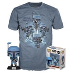 Star Wars The Mandalorian Special + T-Shirt (Taille L) Pop & Tee Vinyl Figurine