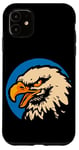 iPhone 11 Retro Bald Eagle Bird American Animals Case