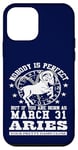 Coque pour iPhone 12 mini Zodiac Bélier 31 mars Horoscope drôle Fête d'anniversaire