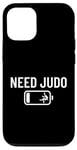 Coque pour iPhone 12/12 Pro Judo Coach Batterie faible Besoin de Judo