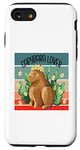 Coque pour iPhone SE (2020) / 7 / 8 Capybara fleur couronne nature harmonie joie animal amateur