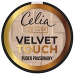 5900525065179 De Luxe Velvet Touch puder prasowany 104 Sunny Beige 9g Celia