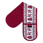 Nordic Red and White Double Oven Gloves