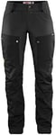 FJALLRAVEN F89852S -550-018 Keb Trousers Curved W Short Black-Stone Grey 34