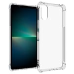 Slim-Fit TPU telefonfodral Skal för Sony Xperia 10 VI Transparent