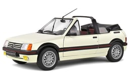 PEUGEOT 205 CTI - 1986 - white - SOLIDO 1:18