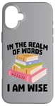 Coque pour iPhone 16 Plus Lecteur de livres pour enfants, bibliothèque, livres