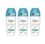 Dove Advanced Care Pear Aloe Deodorant Roll-on Antiperspirant 50ml 3, 6 Pack