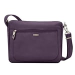 Travelon Women's Classic Crossbody Bag, Purple, One Size UK