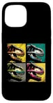 Coque pour iPhone 15 T-Rex Pop Art – Vintage T-Rex Dino Dinosaur Lover