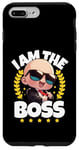 Coque pour iPhone 7 Plus/8 Plus Baby Boss « I Am The Boss » Like A Boss Kids