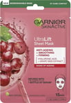 Garnier Ultralift Anti Ageing Radiance Boosting Face Sheet Mask 28g