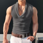 UK Mens Summer Sleeveless Tank Tops Vest Party Casual Solid Tee Shirt Blouse