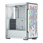 Corsair iCUE 220T RGB Airflow, Tempered Glass Mid-Tower ATX Smart Gaming Case, White