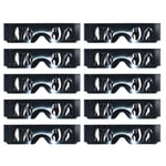 10PCS Solar Eclipse Viewing Glasses Paper Filter Eyeglasses(B Type )