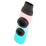 (High Gloss Cyan Pink Gradient)10Pcs Kazoo Musical Instrument Plastic