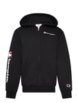 Champion Hooded Full Zip Sweatshirt Svart