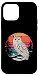 iPhone 12 mini Retro Owl Sunset Wildlife Design Vintage Case