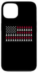 Coque pour iPhone 13 Family HIV Awareness Red Ribbon American Flag AIDS Survivor