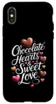 iPhone X/XS Chocolates HeartsSweet Love ValentinesDay ChocolateLover Case