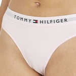 Tommy Hilfiger Truser Thongs Lysrosa økologisk bomull X-Large Dame