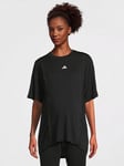 adidas Womens Train Essentials Maternity T-shirt - Black, Black, Size L, Women