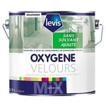 OXYGENE VELOURS BLANC 15L Peinture 0% de solvant ajouté d'aspect velours pour murs intérieurs  - Levis Blanc