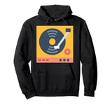 Vinyl Record Player Album Pullover Hoodie