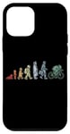 Coque pour iPhone 12 mini Evolution d'un cycliste Amoureux du vélo Biking