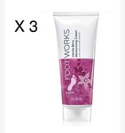 3 x Foot Works Vanilla Berry Moisturising Cream with Red Currant Extract 75ml