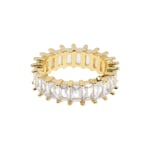 Julia - Crystal Band Ring, Gull