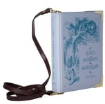 Cross Body Shoulder Handbag Well Read Book Dust Bag Alice in Wonderland Vegan