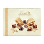 Lindt - Boîte PRESTIGE SÉLECTION Assorti - Assortiment de Chocolats au Lait, Noirs et Blancs - Idéal pour Noël, 345g