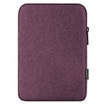 MoKo 12.9 Inch Tablet Sleeve Fits 13 Inch New iPad Pro M4 & Air M2 2024,iPad Pro 12.9 M2&M1,Galaxy Tab S8+/S9+ 12.4,Surface Laptop Go 12.4,Polyester Bag Fit with Apple Pencil or Smart Keyboard, Purple