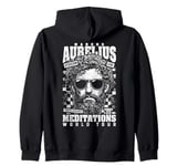 Funny Stoic Philosophy Marcus Aurelius Meditations Tour Zip Hoodie