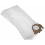 10x Sacs compatible avec Bosch pas 900, pas 1000, pas 1000 f aspirateur - microfibre non tissée, 55,55cm x 21,85cm blanc - Vhbw