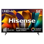 TV LED Hisense 58A6N 146 cm 4K UHD 2024 Gris foncé