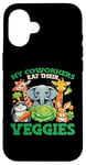 iPhone 16 Funny Zoo Keeper My Coworkers Eat Their Veggies Case