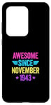 Coque pour Galaxy S20 Ultra Awesome Since November 1943