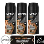 Lynx Body Spray Collision 48-H High Definition Fragrance Deo For Men, 3x150ml