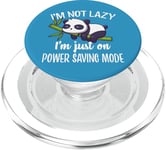 Cute Kawaii Napping Not Lazy Power Saving Panda PopSockets PopGrip pour MagSafe