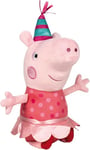 Schmidt Spiele 42829 Pig, Peppa Wutz, Party, 38 cm Plüschfigur Peluche, Multicolore