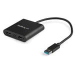 StarTech.com Adaptateur USB 3.0 vers Dual HDMI - 2x1080p / 1x4K 30Hz - Carte Gr