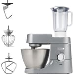 Robot pâtissier KENWOOD Chef KVC3110S – Kit pâtissier et blender inclus - sil...