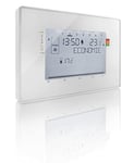 Somfy 2401244 - Thermostat fil pilote avec Récepteur radio | Programmateur radio pour Radiateurs électriques fil pilote | 4 Zones possibles | Compatible Tahoma