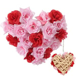 Romantic Valentine's Day Wreath Ornaments Simulation Love Flowers  Anniversary