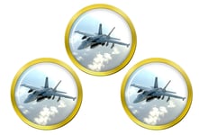 F/A-18 Hornet Combat Jet Golf Ball Markers