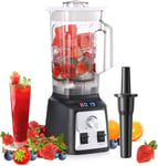 Blender Mixeur électrique Professionnel de 2L 2000W gris noir Vendos85